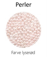 Perler 3 mm farve lyserød
